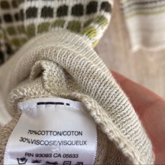 Nic + Zoe Embroidered Floral Green Cardigan XL - Picture 4 of 6